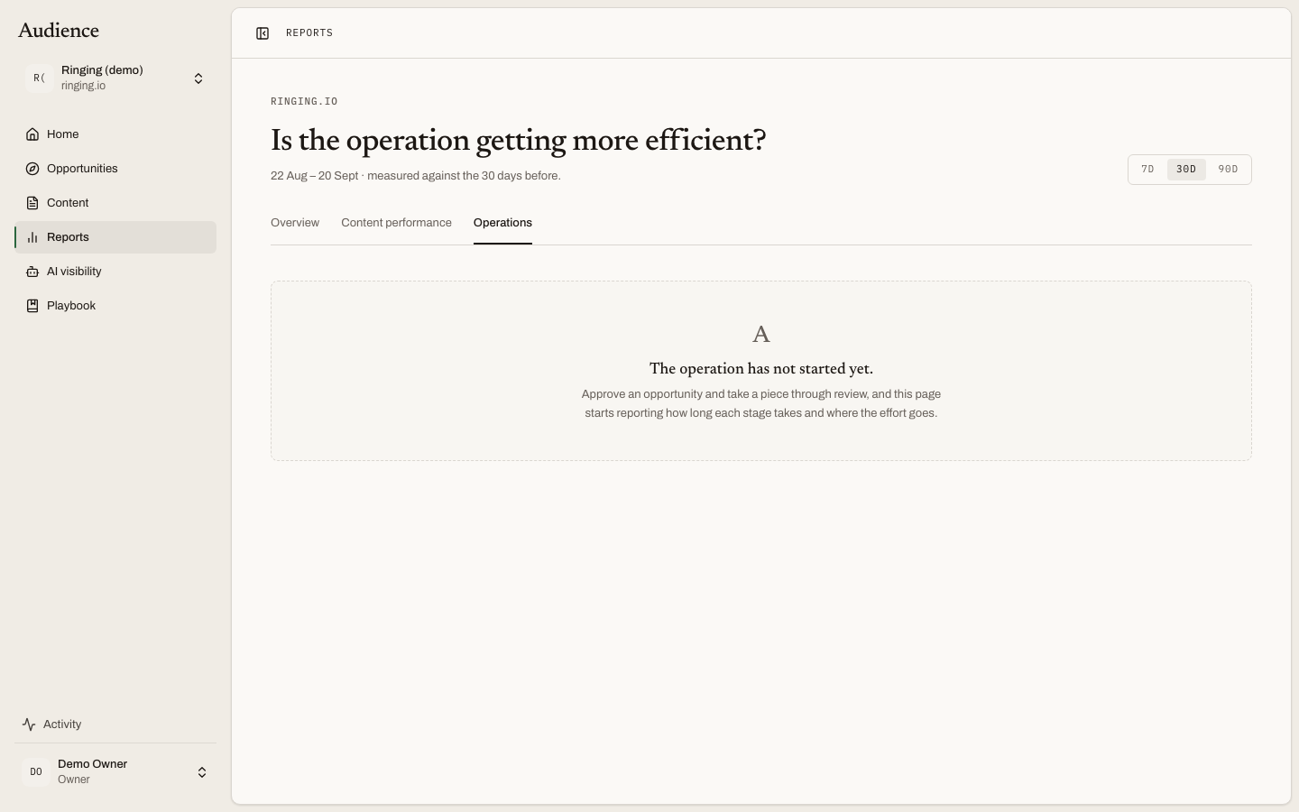 Operations